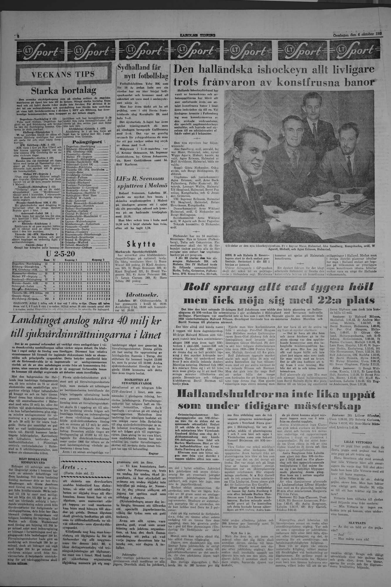 Laholms Tidning Onsdag 6 oktober 1965, sida 6