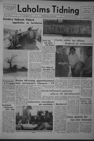 Förstasidan, Onsdag 4 augusti 1965