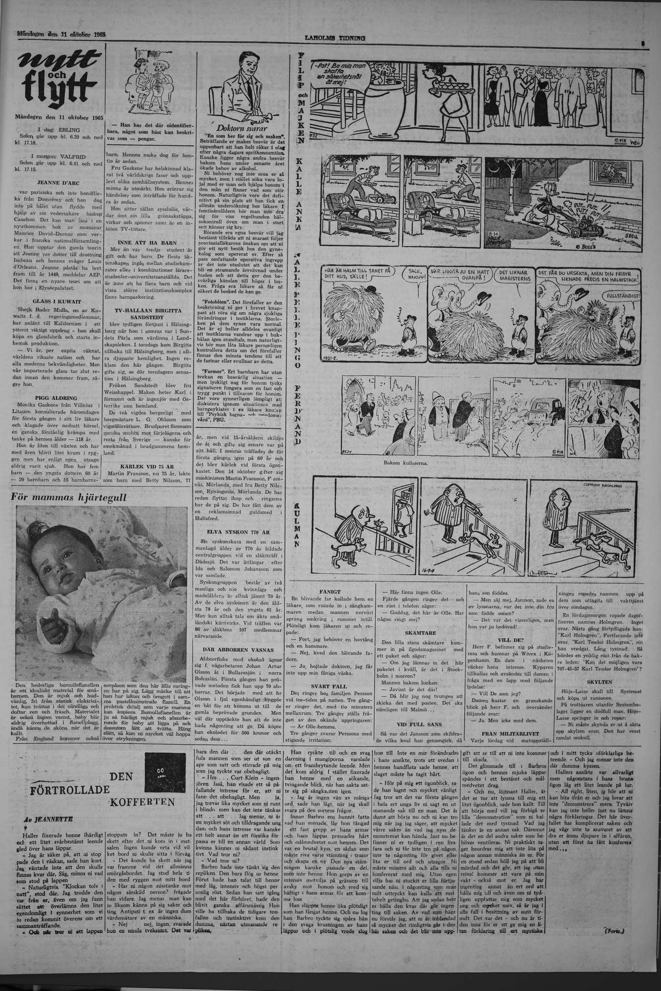 Laholms Tidning Måndag 11 oktober 1965, sida 5