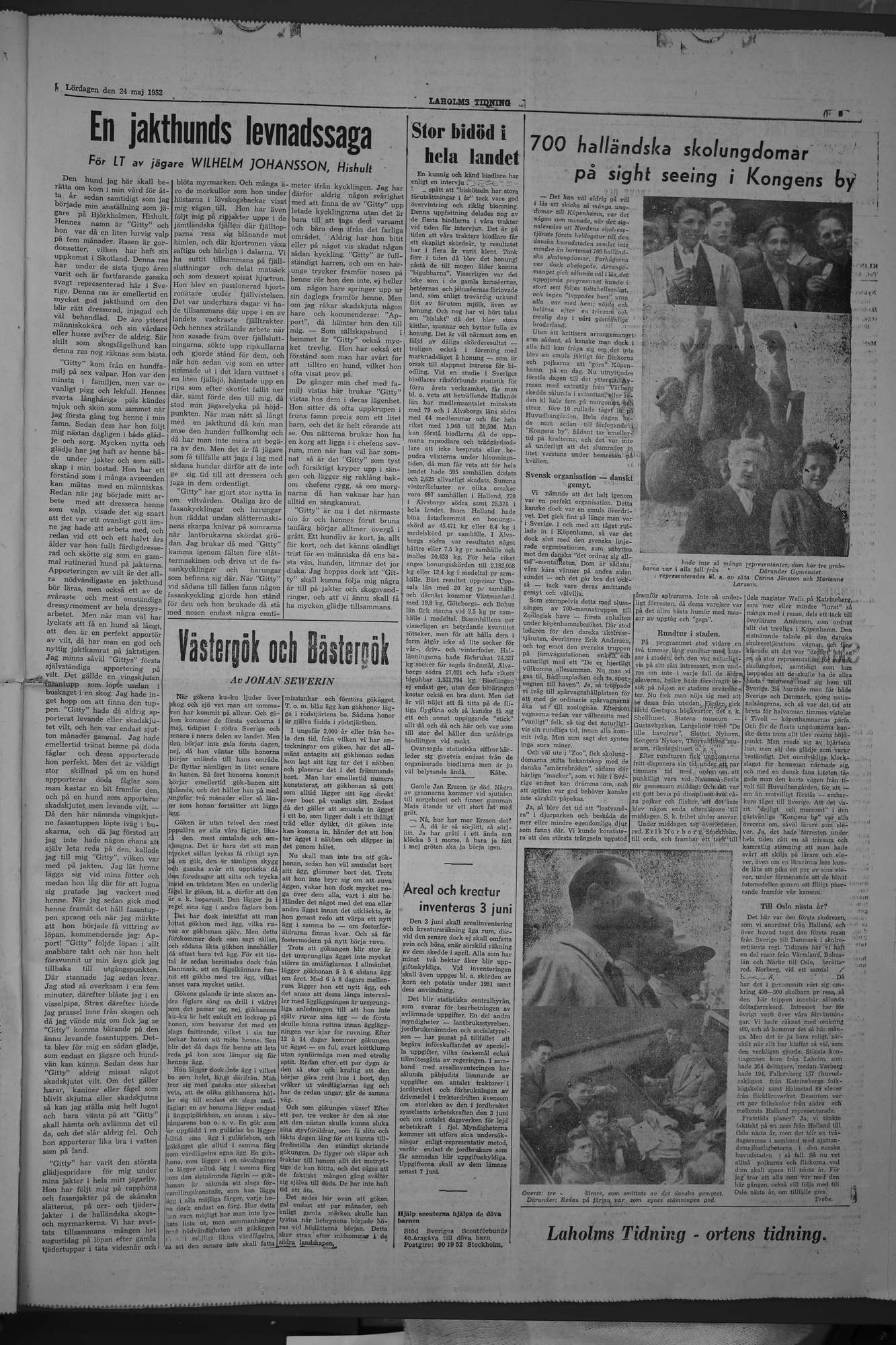 Laholms Tidning Lördag 24 maj 1952, sida 5