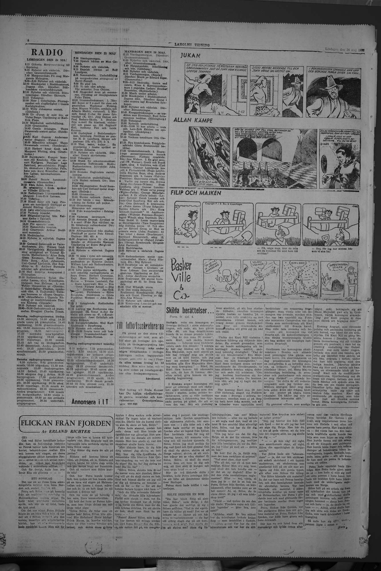 Laholms Tidning Lördag 24 maj 1952, sida 8