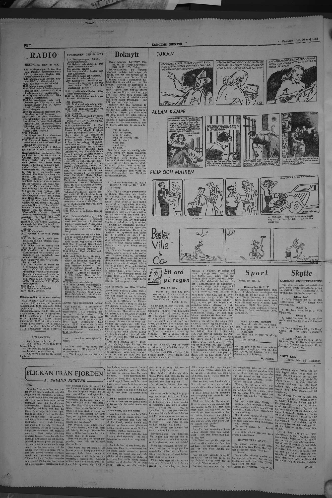 Laholms Tidning Onsdag 28 maj 1952, sida 6