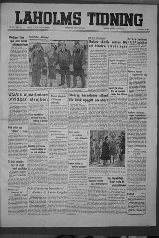 Förstasidan, Lördag 3 maj 1952