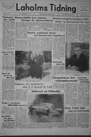 Förstasidan, Torsdag 5 augusti 1965