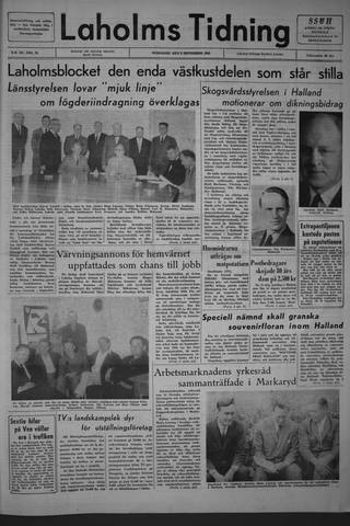 Förstasidan, Onsdag 8 september 1965