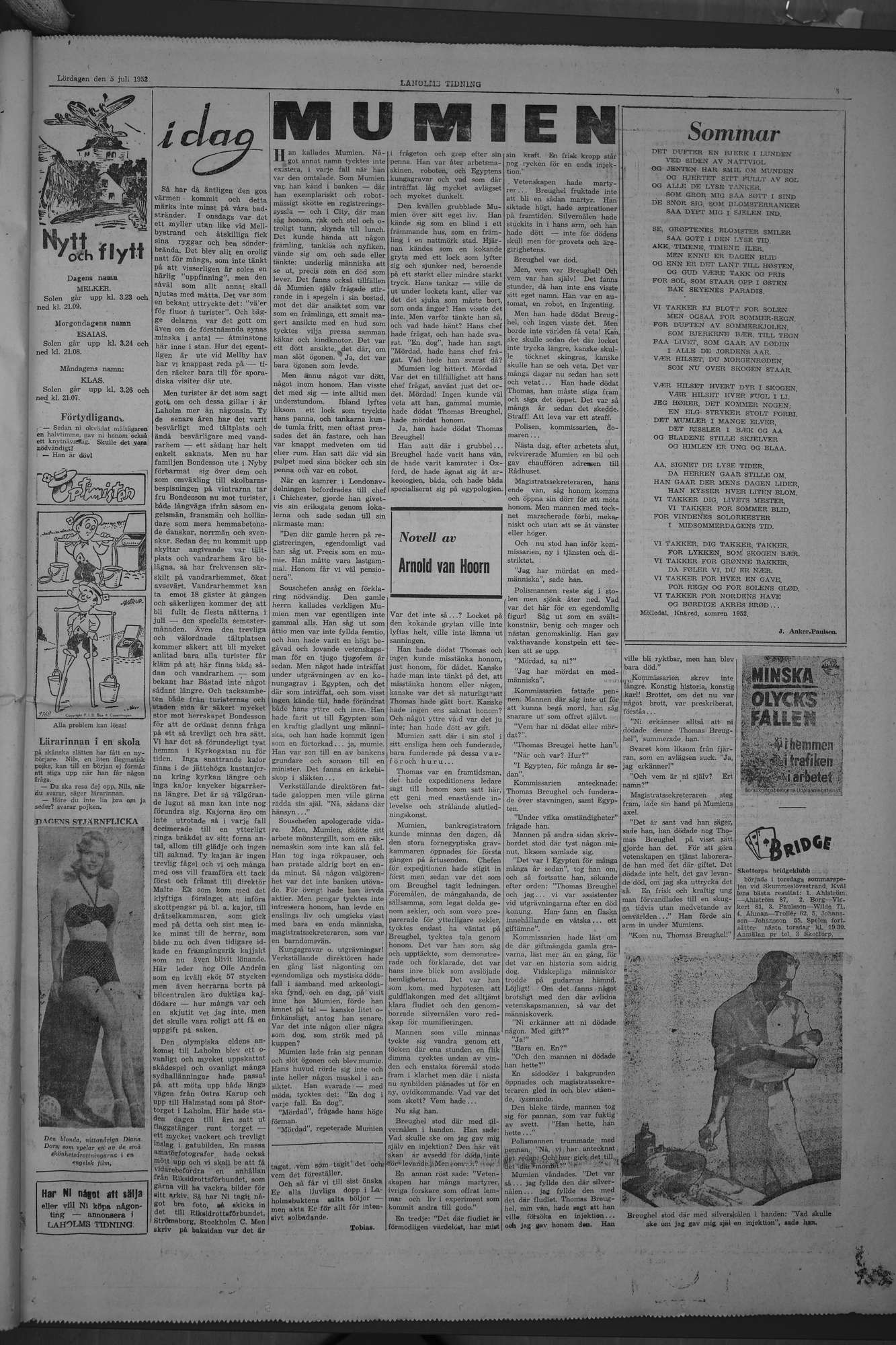 Laholms Tidning Lördag 5 juli 1952, sida 7