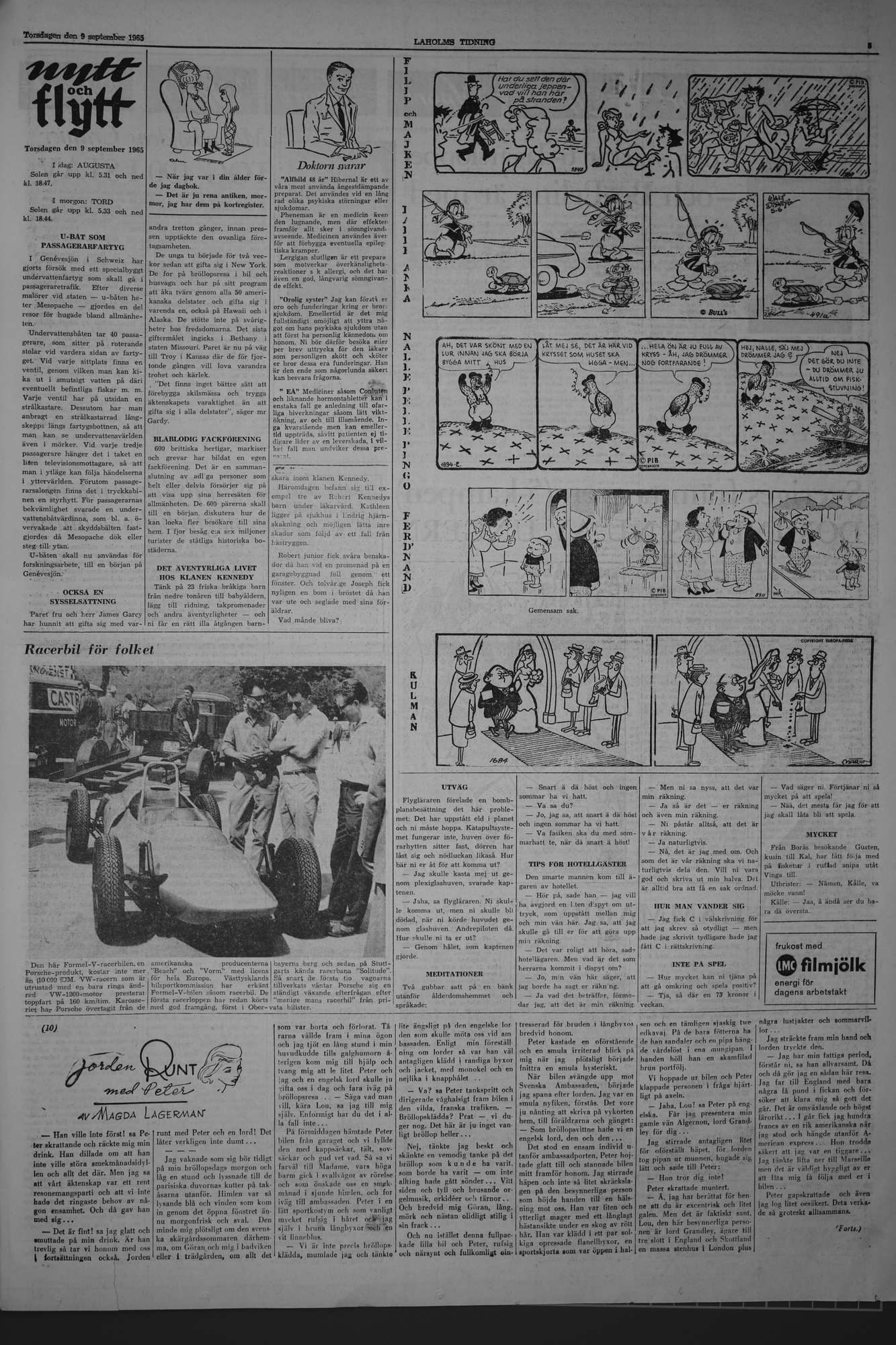 Laholms Tidning Torsdag 9 september 1965, sida 5