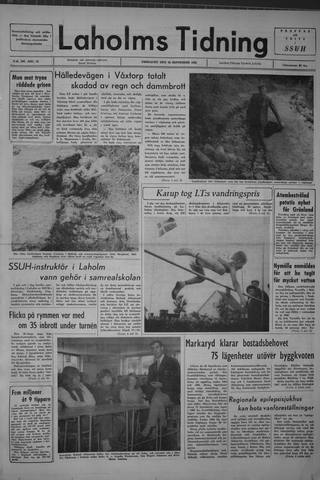 Förstasidan, Fredag 10 september 1965