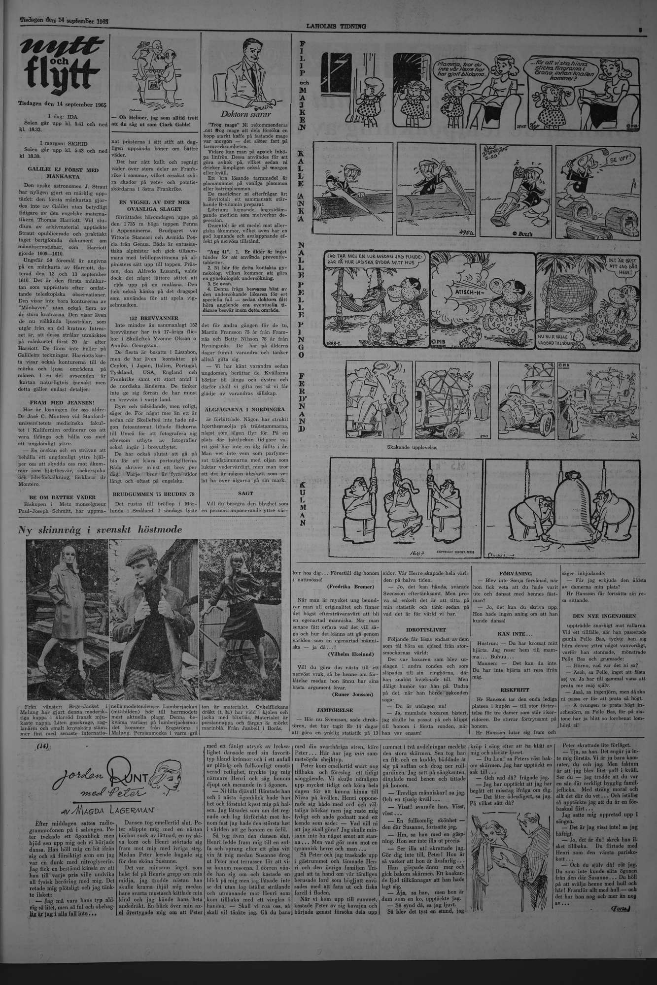 Laholms Tidning Lördag 14 augusti 1965, sida 5