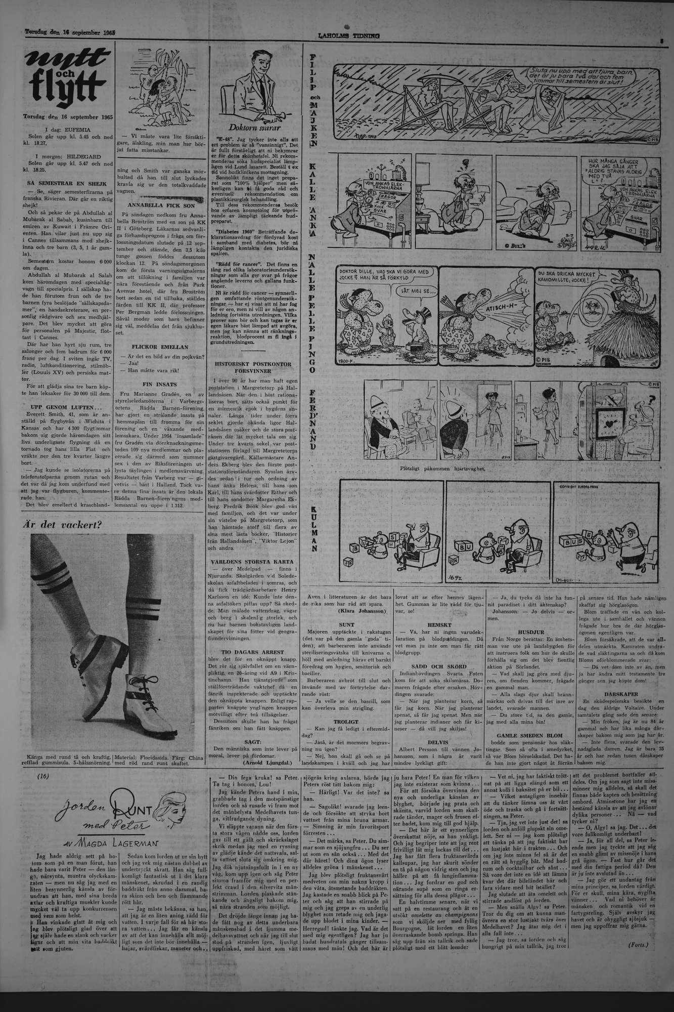 Laholms Tidning Torsdag 16 september 1965, sida 5