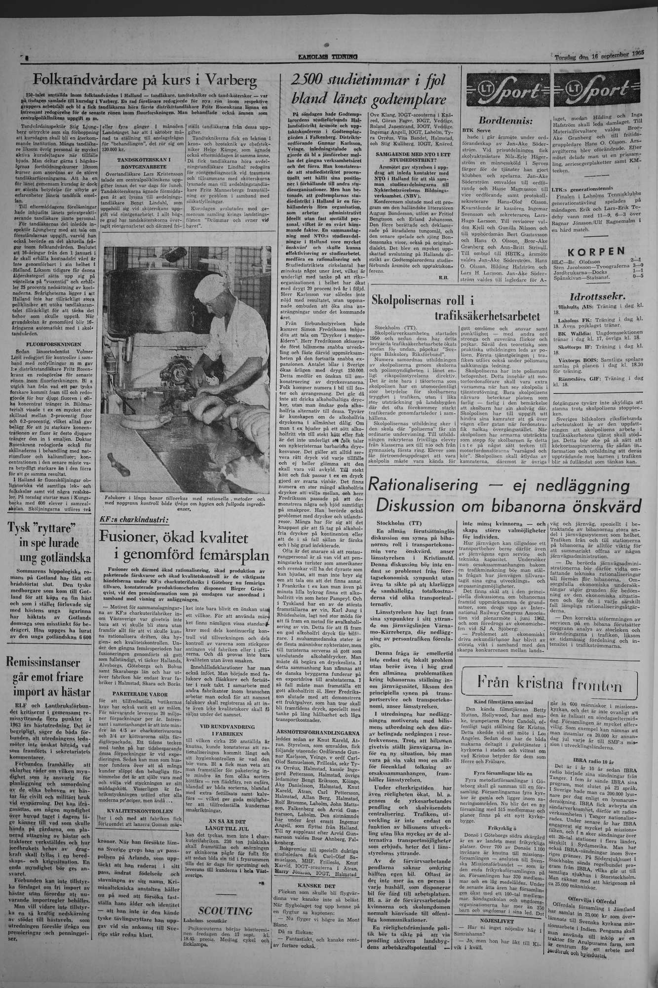 Laholms Tidning Torsdag 16 september 1965, sida 6