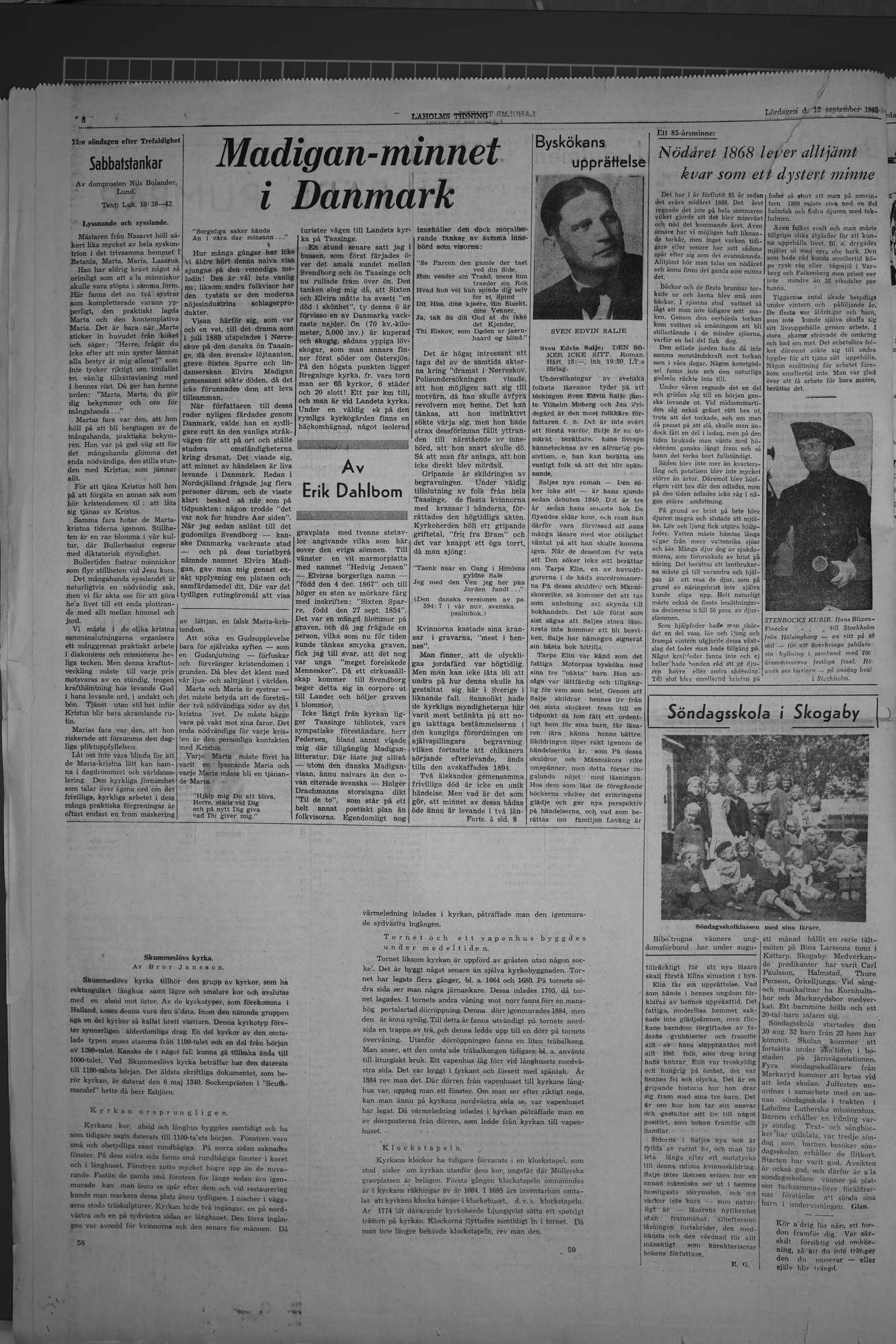Laholms Tidning Lördag 12 september 1953, sida 6