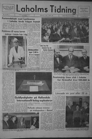 Förstasidan, Fredag 1 april 1966