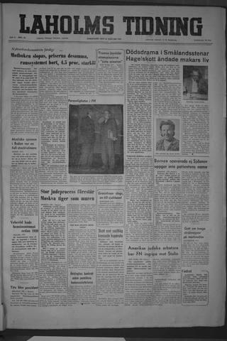 Förstasidan, Torsdag 15 januari 1953