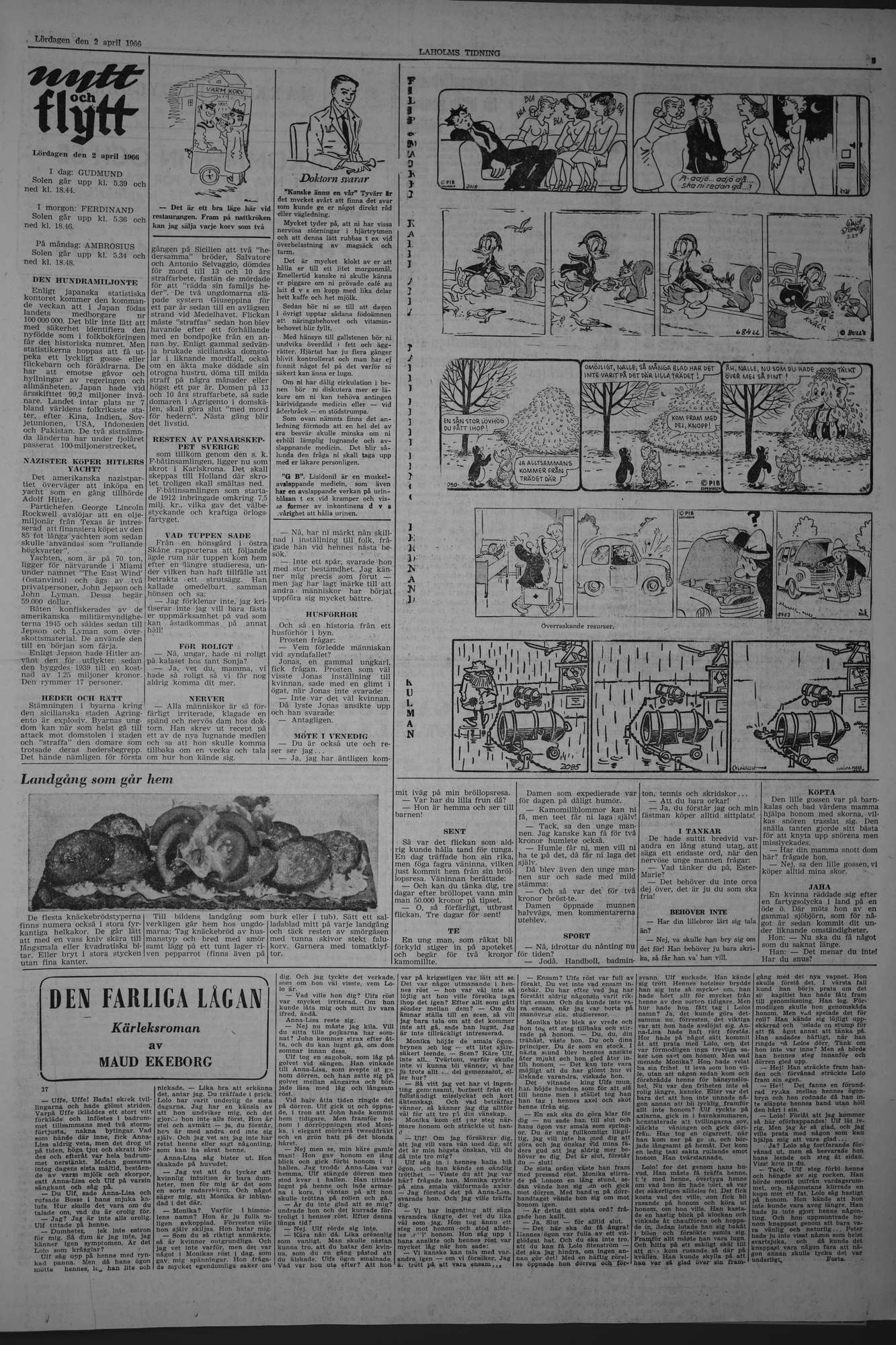 Laholms Tidning Lördag 2 april 1966, sida 5