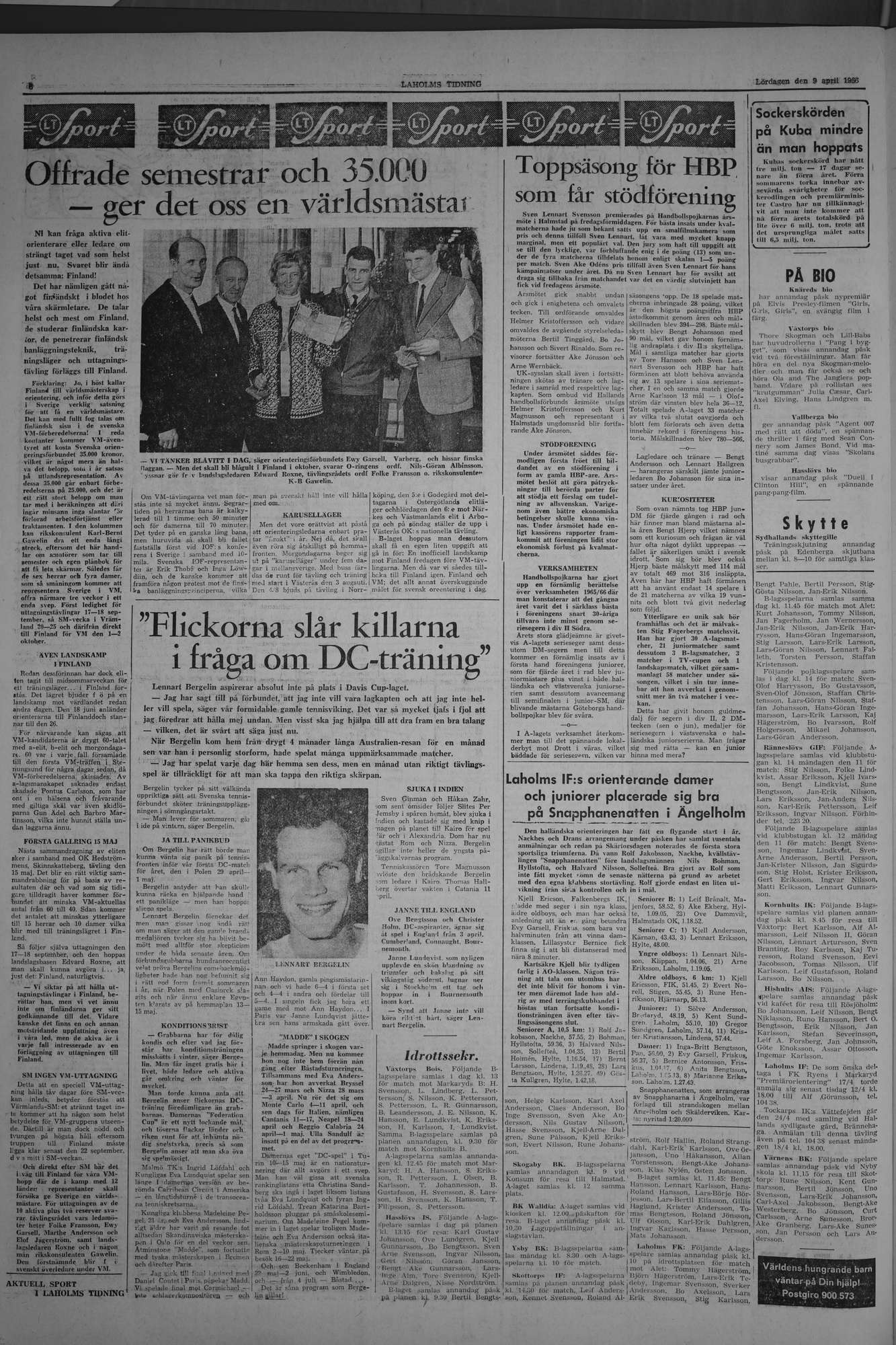 Laholms Tidning Lördag 9 april 1966, sida 6