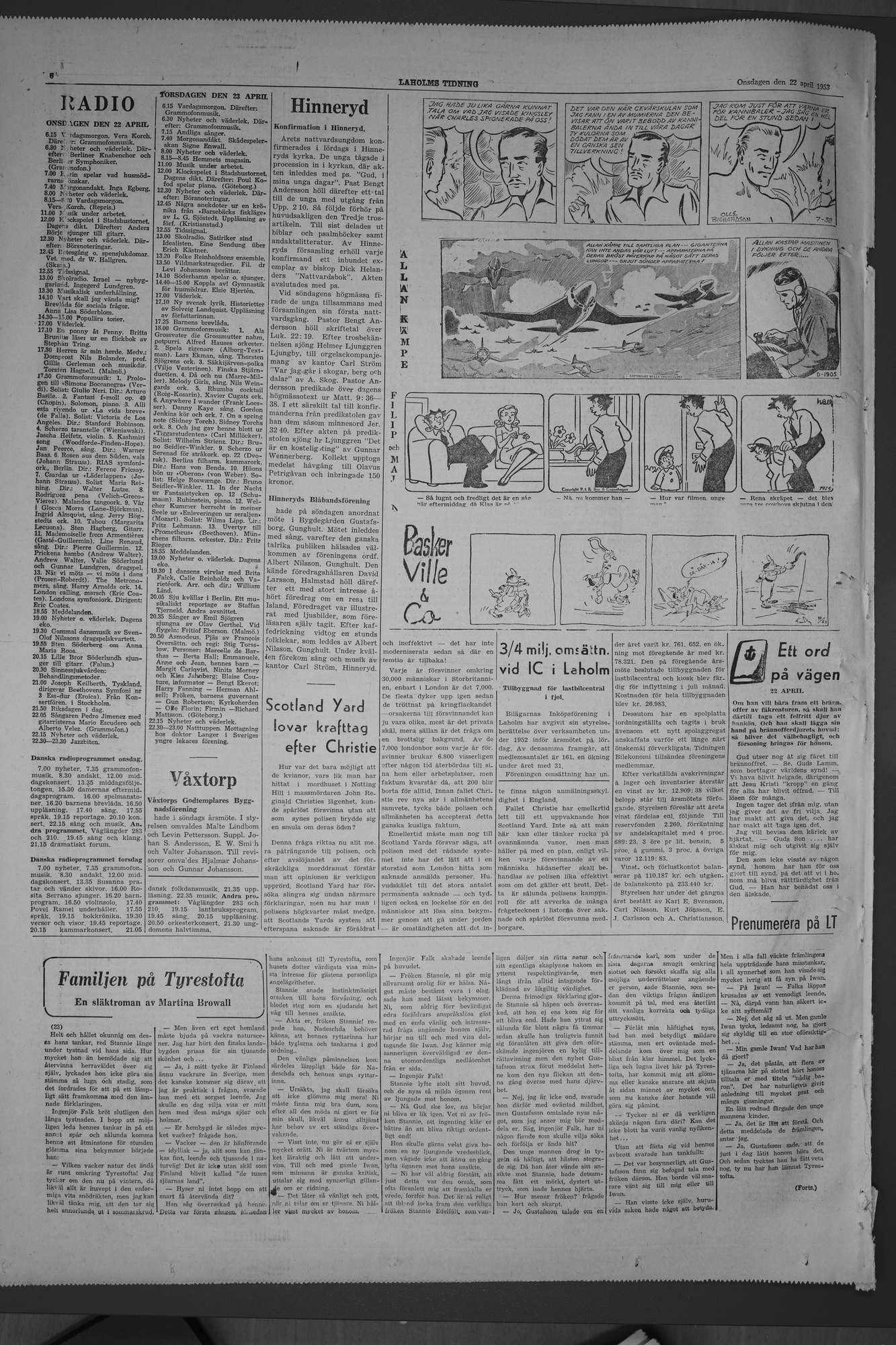 Laholms Tidning Onsdag 22 april 1953, sida 6