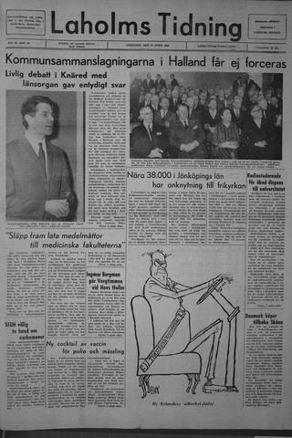 Förstasidan, Onsdag 13 april 1966