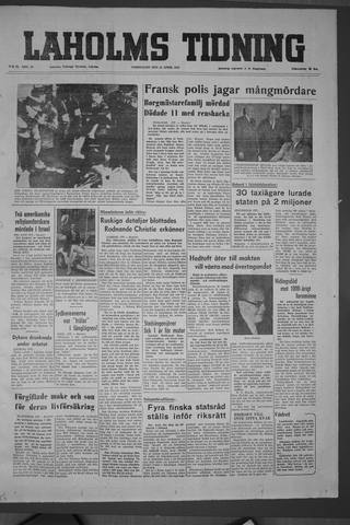 Förstasidan, Torsdag 23 april 1953