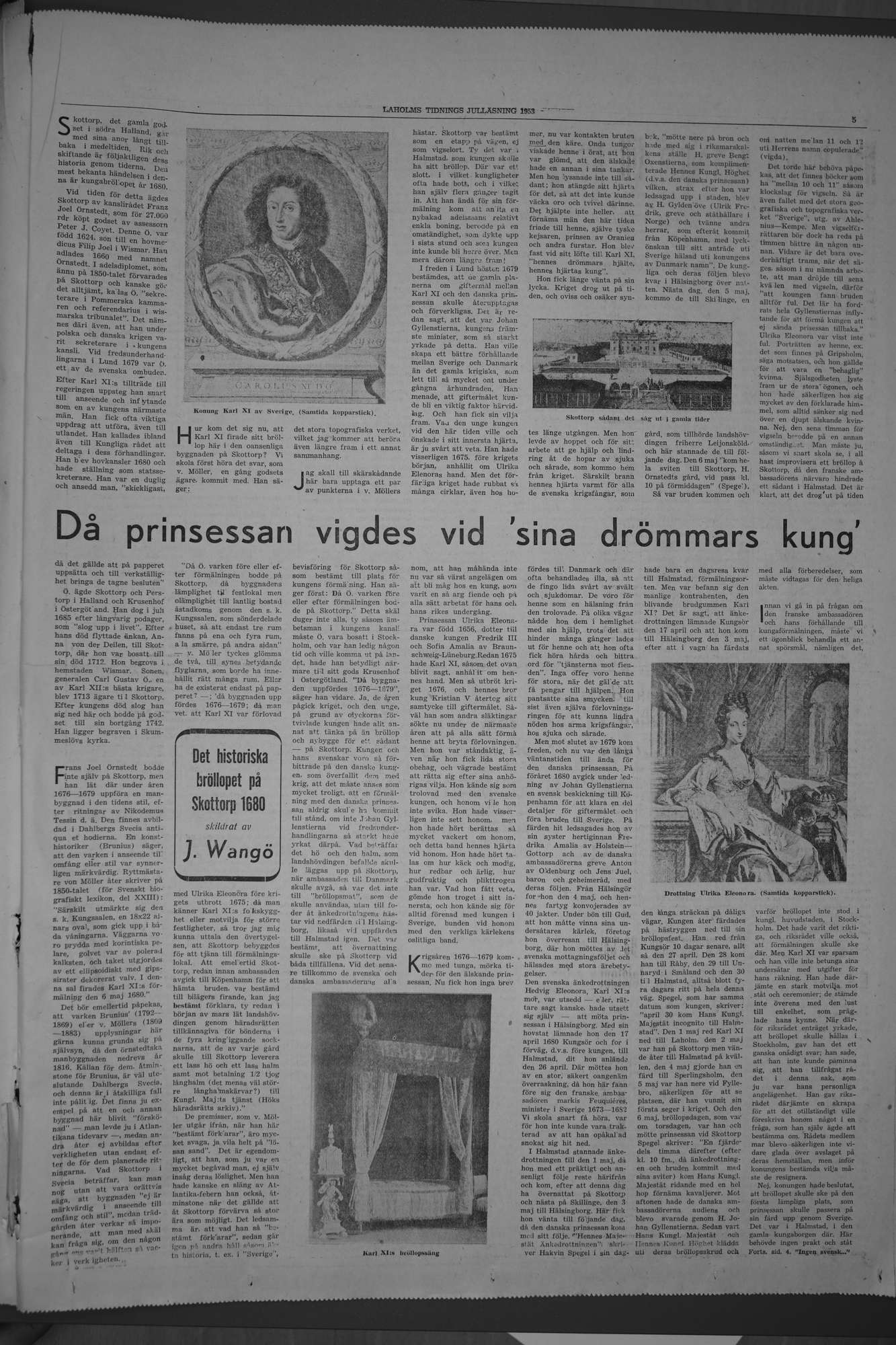 Laholms Tidning Onsdag 23 december 1953, sida 13