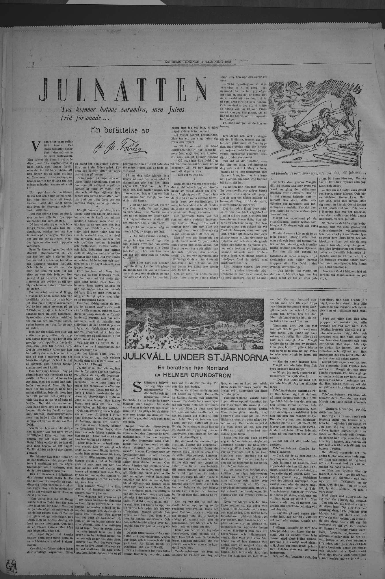 Laholms Tidning Onsdag 23 december 1953, sida 14