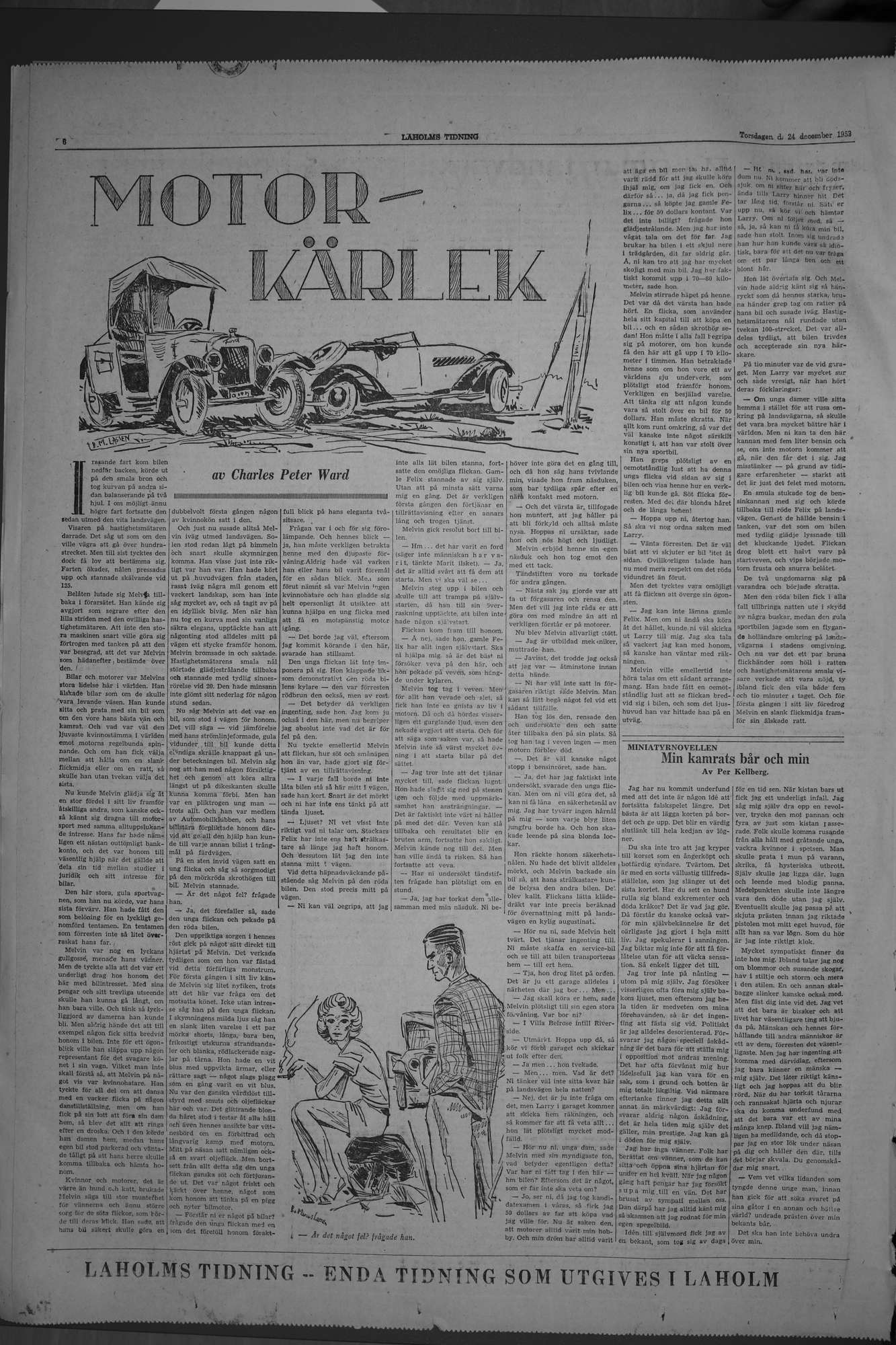 Laholms Tidning Torsdag 24 december 1953, sida 6