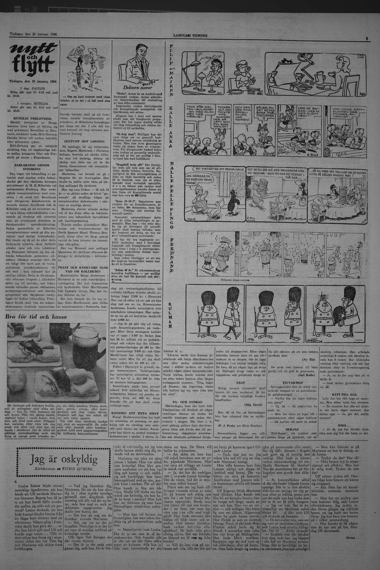 Laholms Tidning Tisdag 25 januari 1966, sida 5