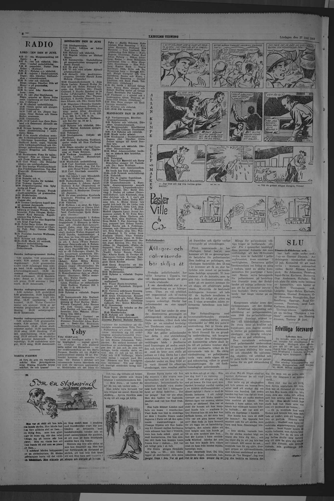 Laholms Tidning Lördag 27 juni 1953, sida 8