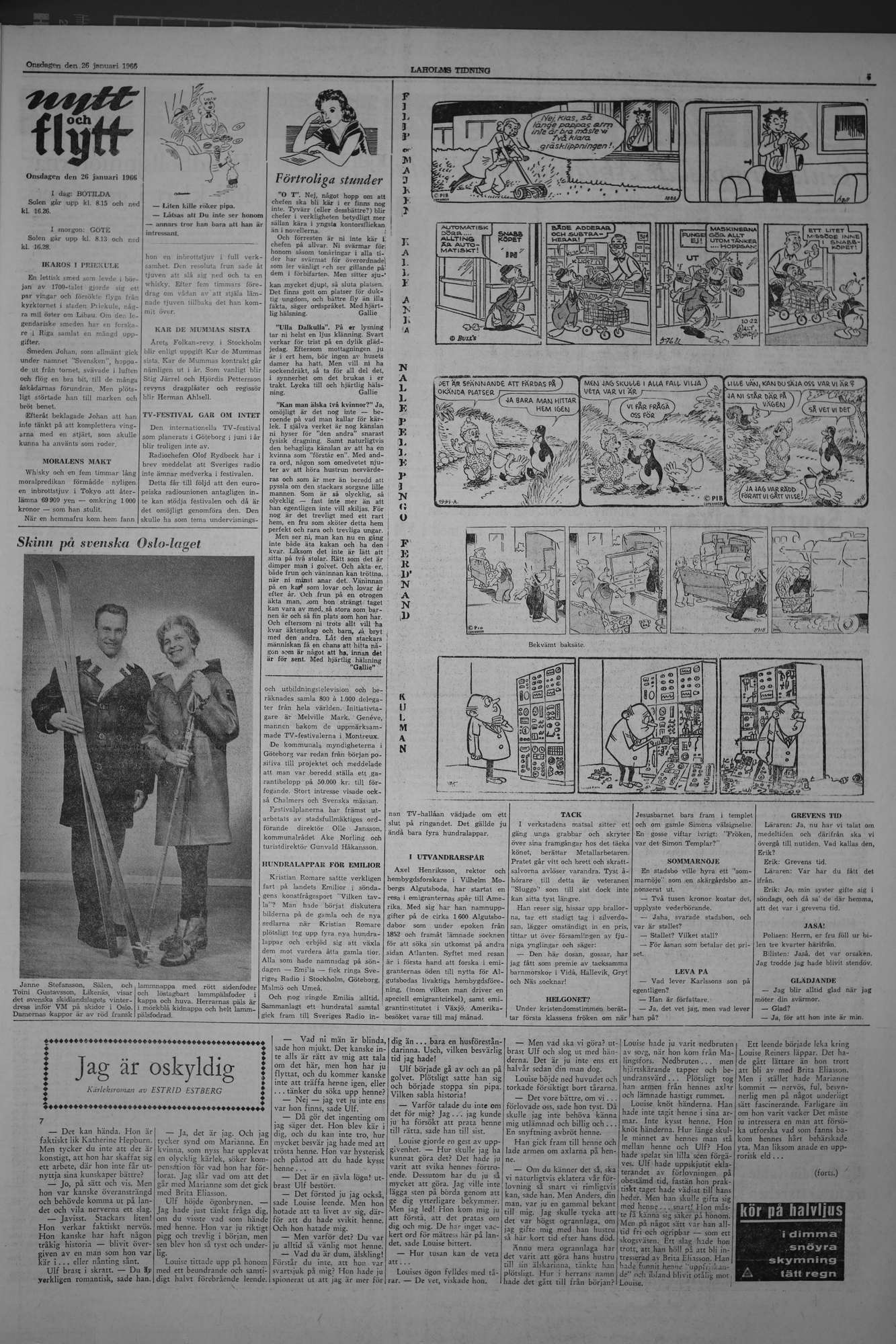 Laholms Tidning Onsdag 26 januari 1966, sida 5