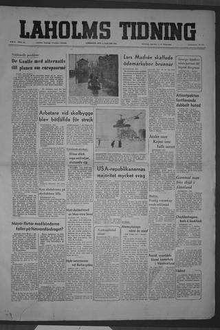 Förstasidan, Lördag 3 januari 1953