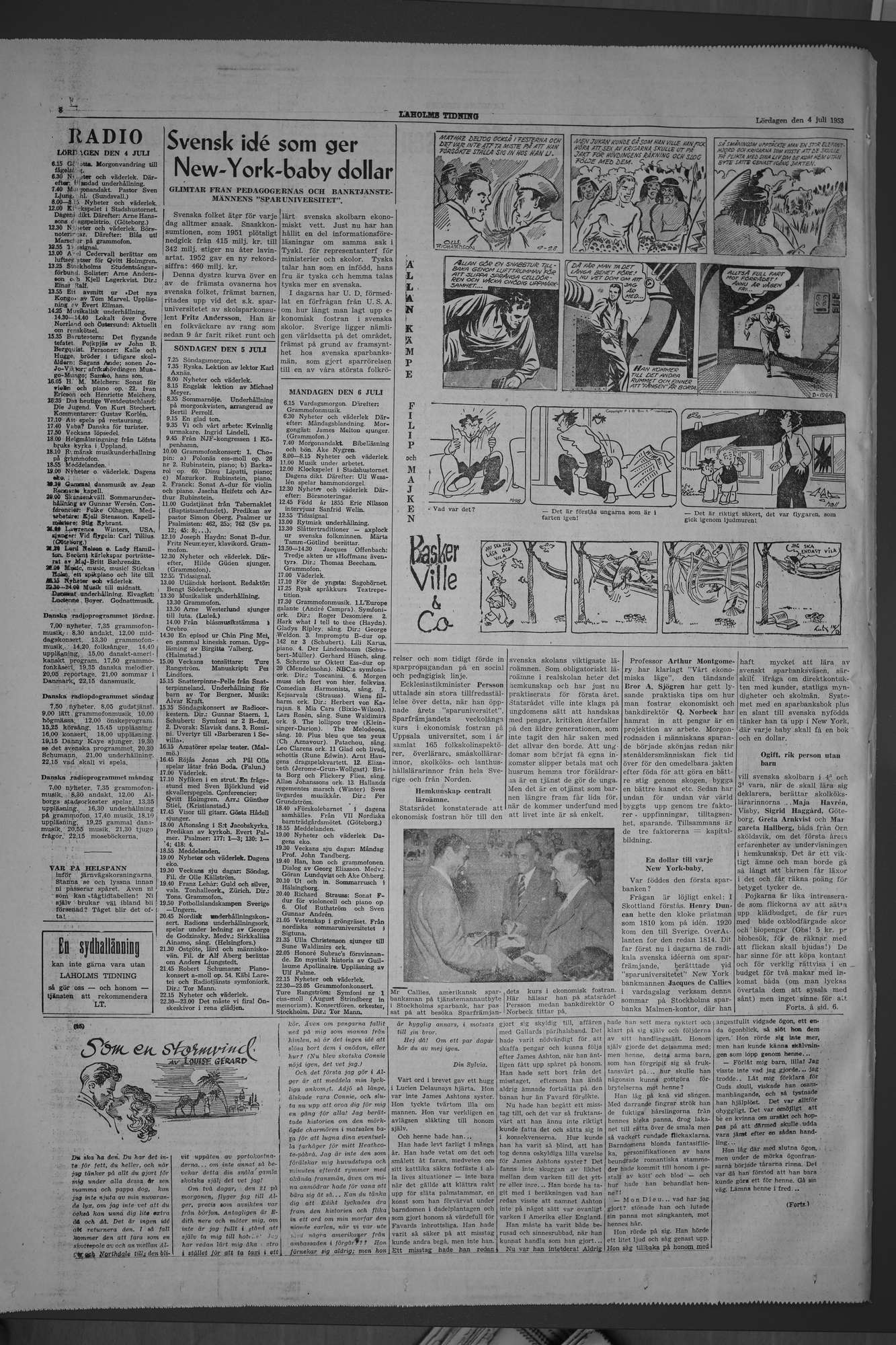 Laholms Tidning Lördag 4 juli 1953, sida 6