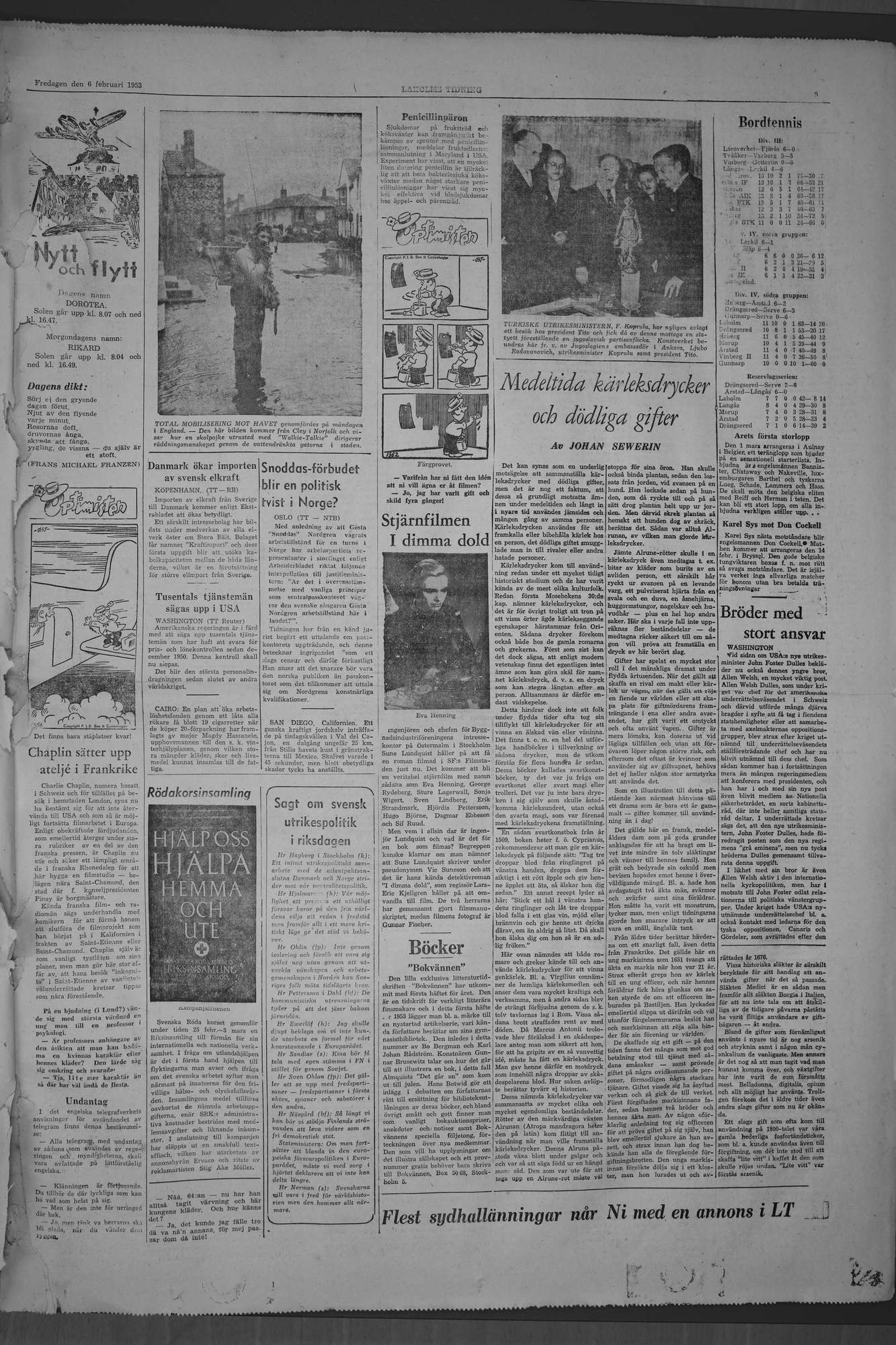 Laholms Tidning Fredag 6 februari 1953, sida 5