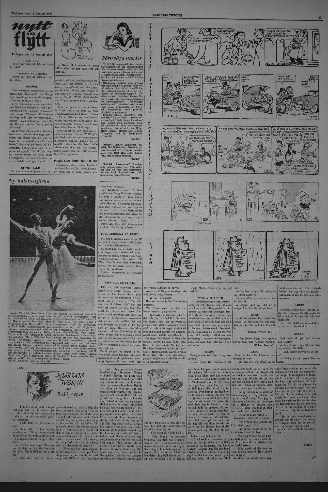 Laholms Tidning Tisdag 11 januari 1966, sida 5