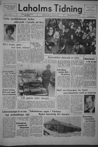 Förstasidan, Fredag 14 januari 1966