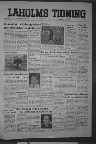 Förstasidan, Lördag 17 april 1954