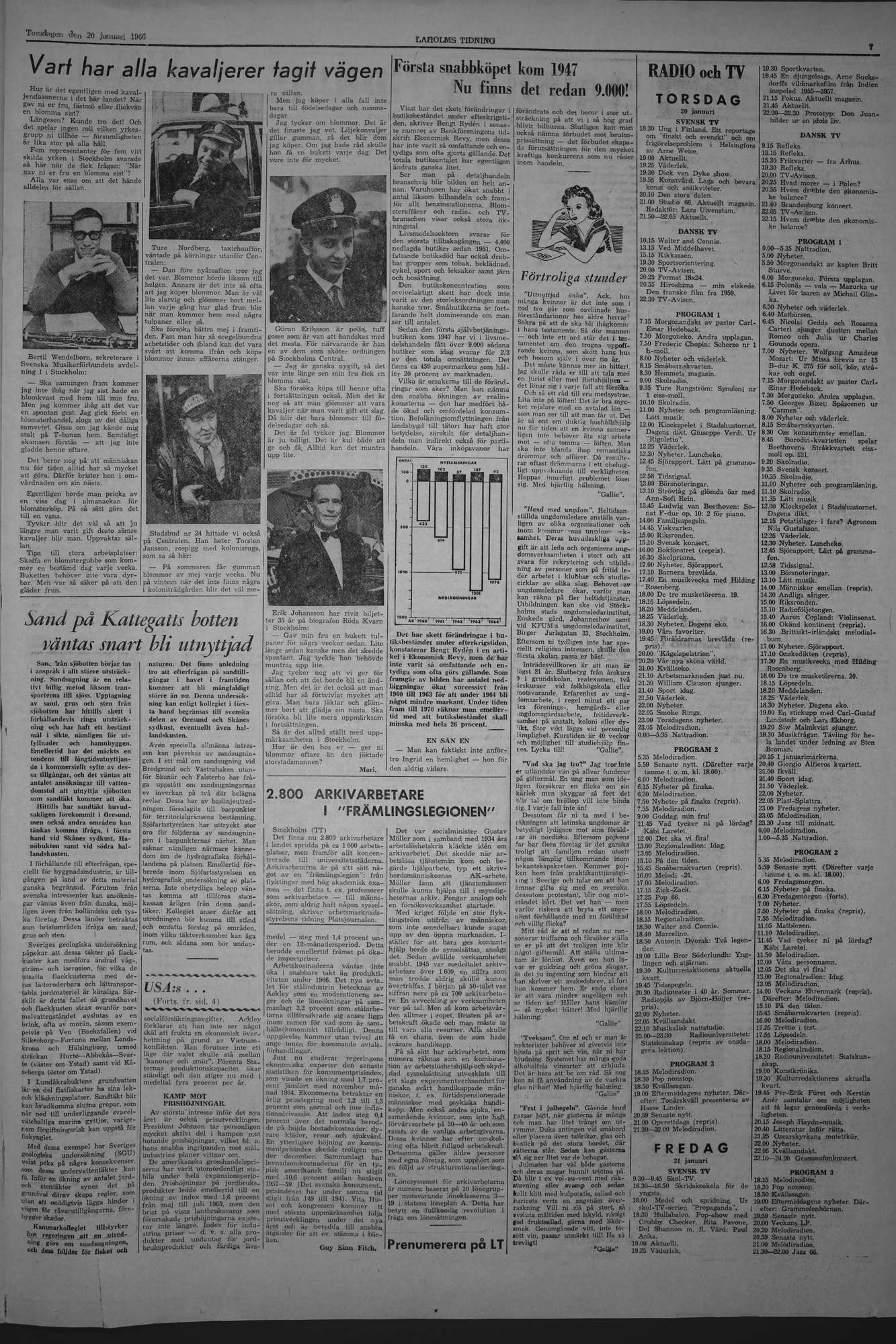 Laholms Tidning Torsdag 20 januari 1966, sida 7