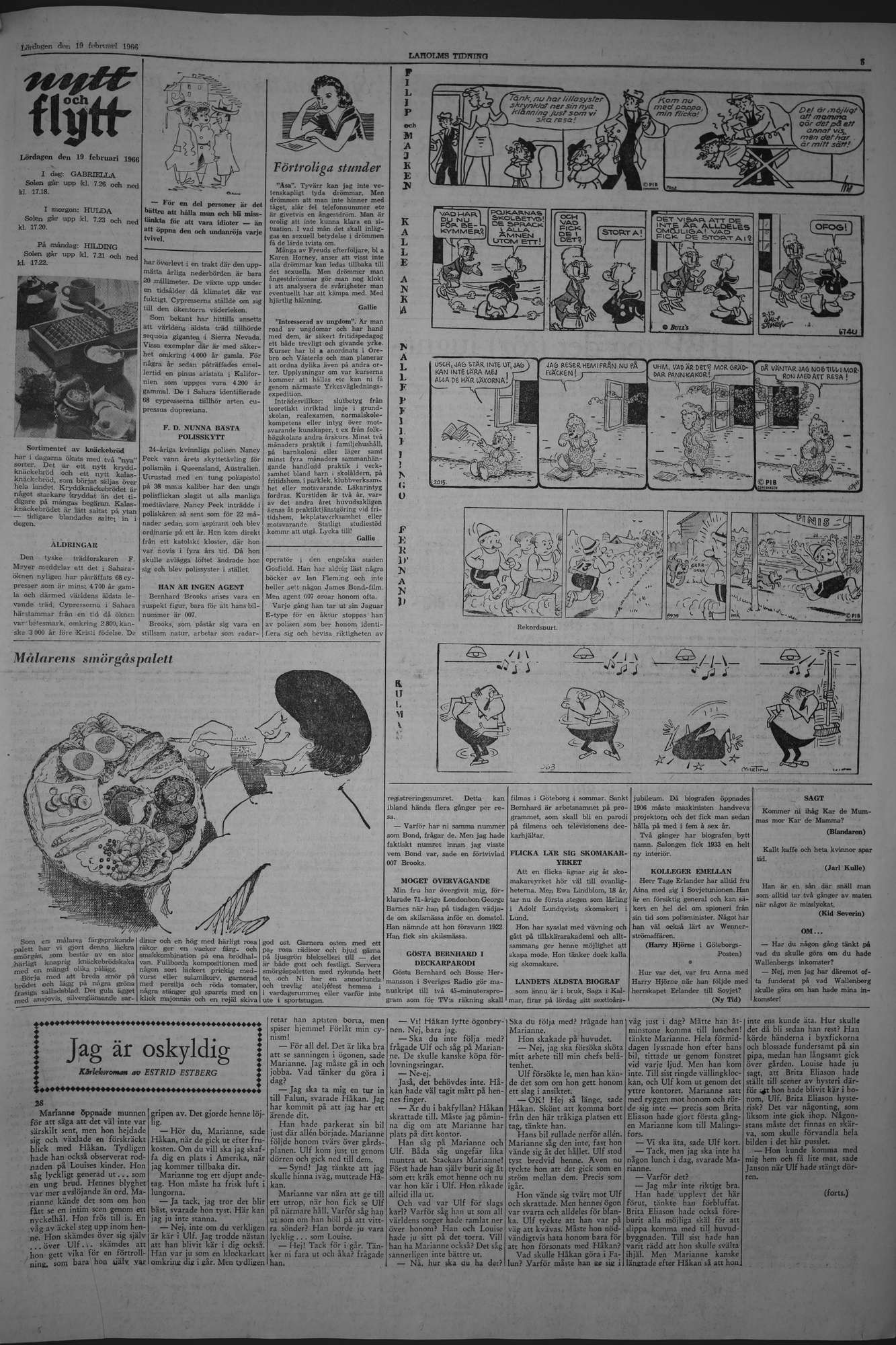 Laholms Tidning Lördag 19 februari 1966, sida 5