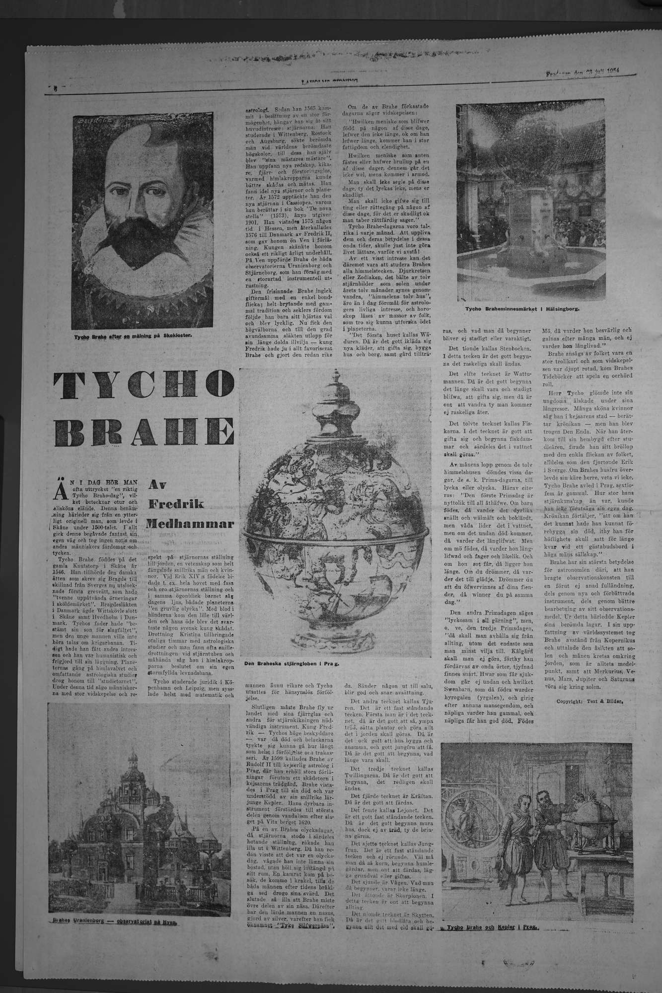 Laholms Tidning Fredag 23 juli 1954, sida 6