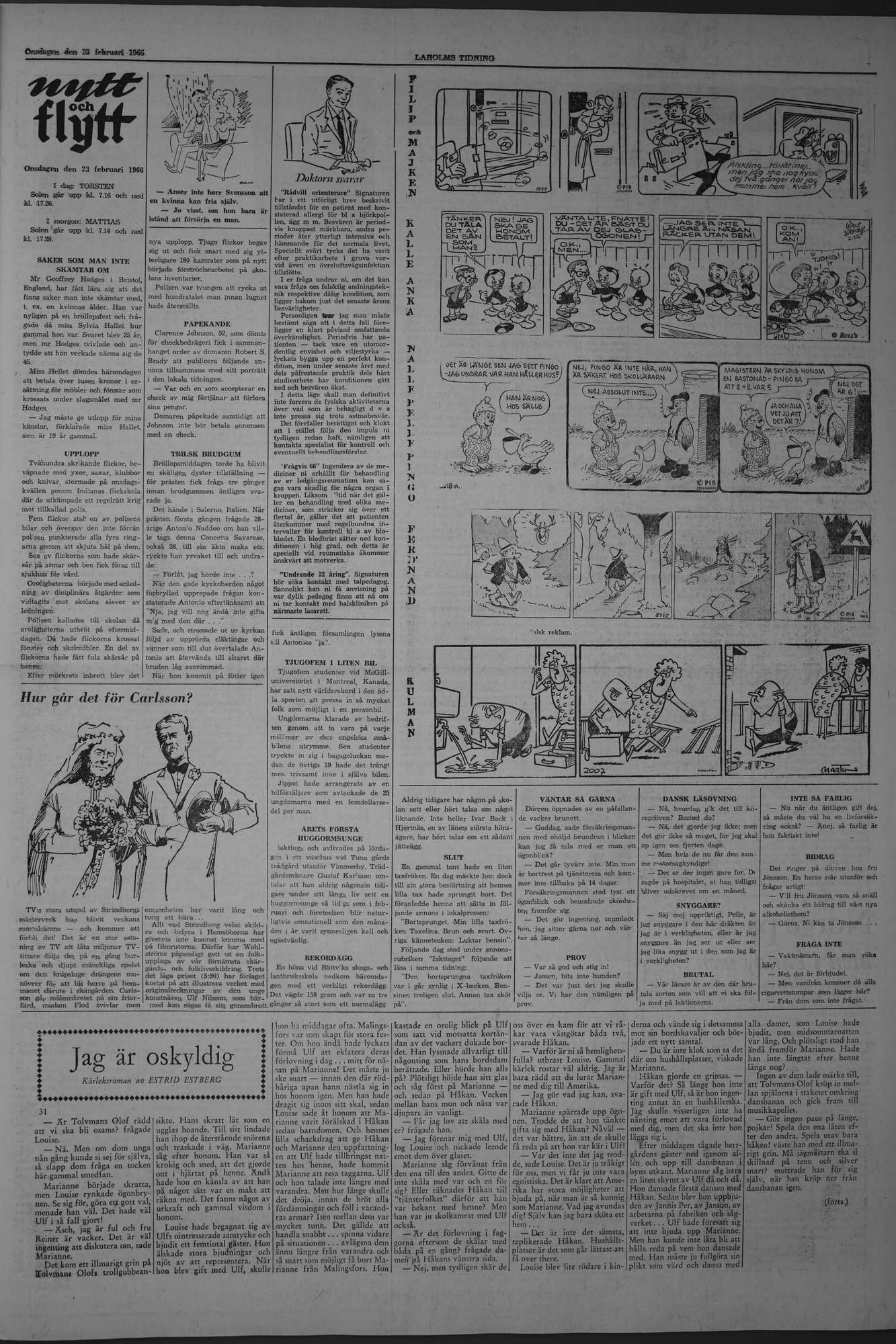 Laholms Tidning Onsdag 23 februari 1966, sida 5