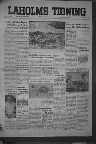 Förstasidan, Fredag 28 maj 1954