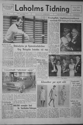 Förstasidan, Måndag 28 februari 1966