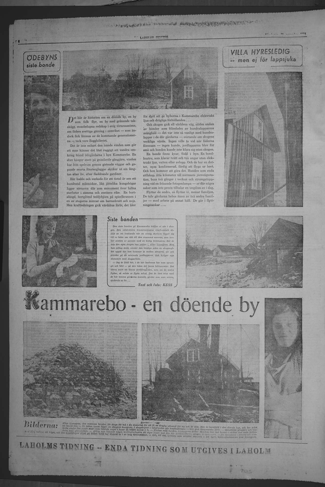 Laholms Tidning Måndag 29 november 1954, sida 6