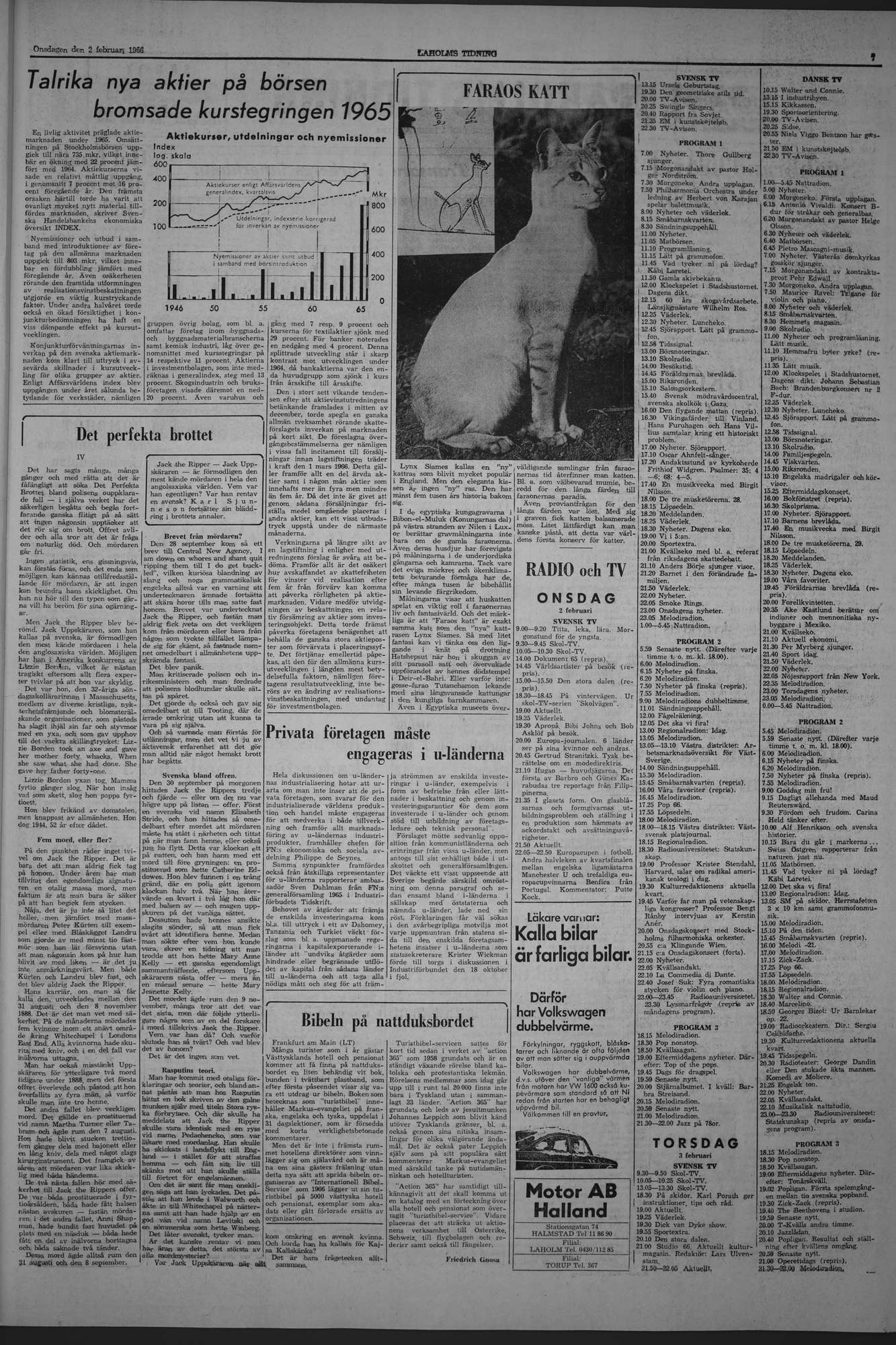 Laholms Tidning Onsdag 2 februari 1966, sida 7