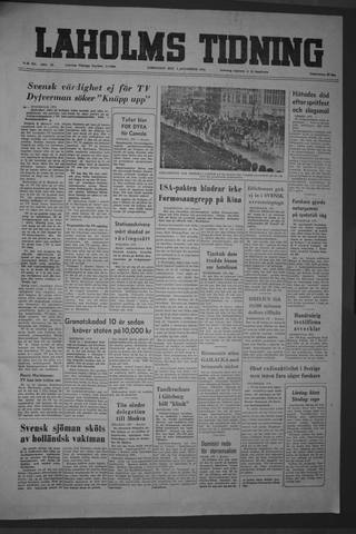 Förstasidan, Lördag 4 december 1954