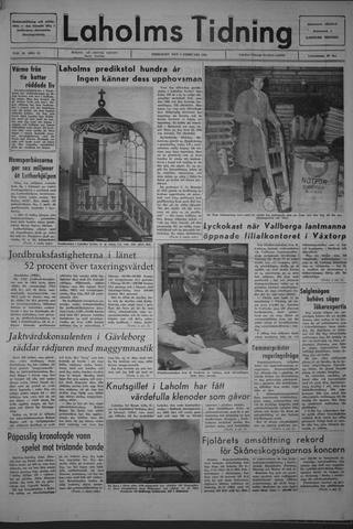 Förstasidan, Fredag 4 februari 1966