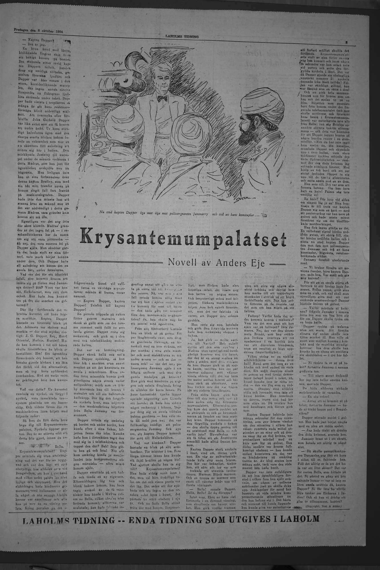 Laholms Tidning Fredag 8 oktober 1954, sida 5