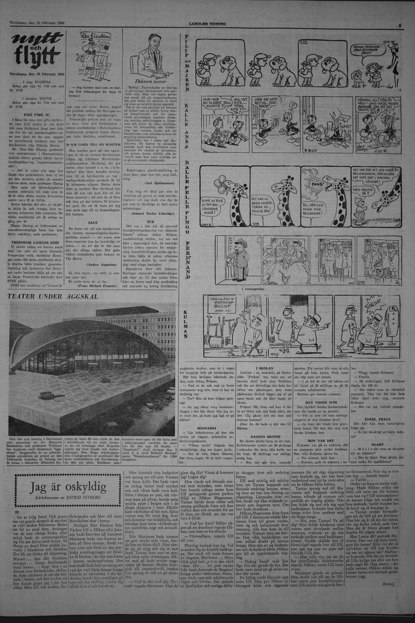 Laholms Tidning Torsdag 10 februari 1966, sida 5