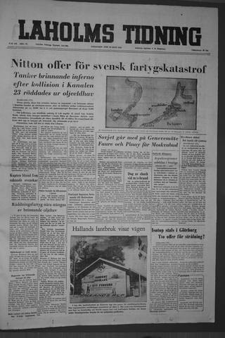 Förstasidan, Fredag 10 juni 1955