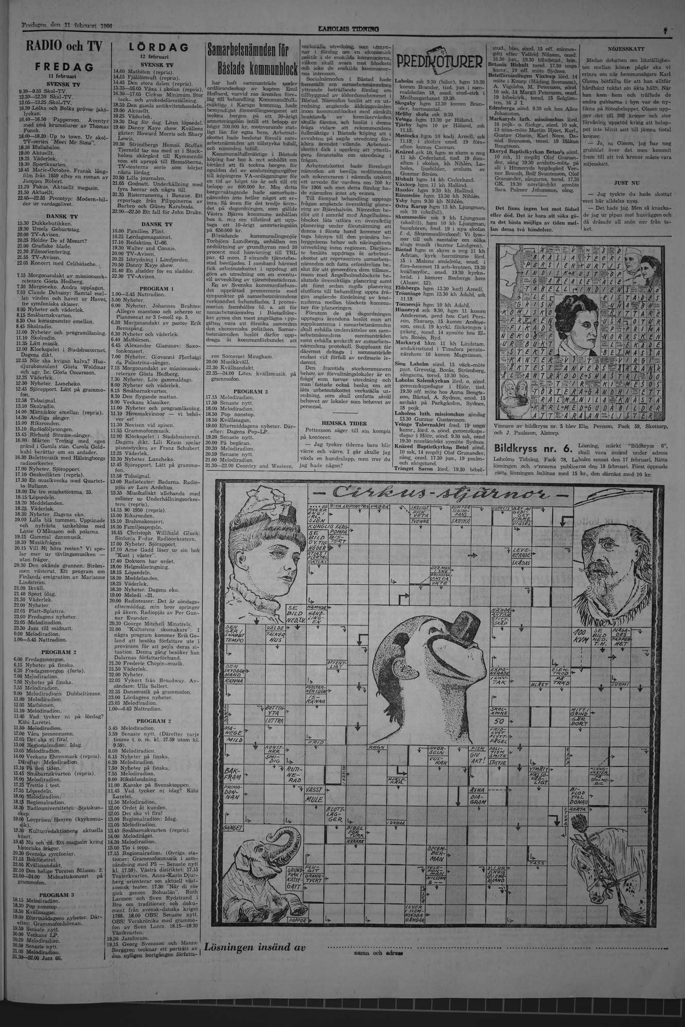 Laholms Tidning Fredag 11 februari 1966, sida 7
