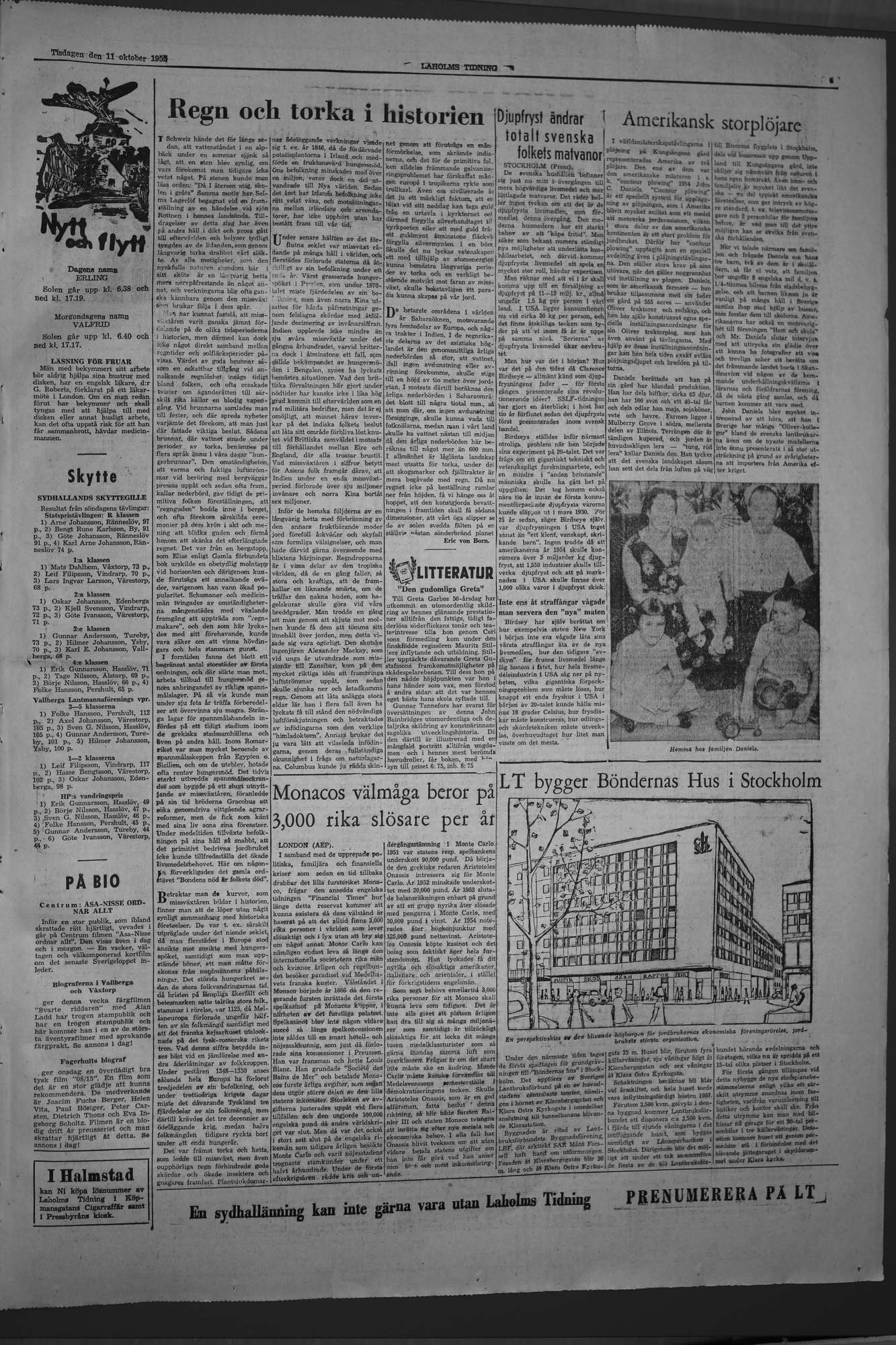 Laholms Tidning Tisdag 11 oktober 1955, sida 5